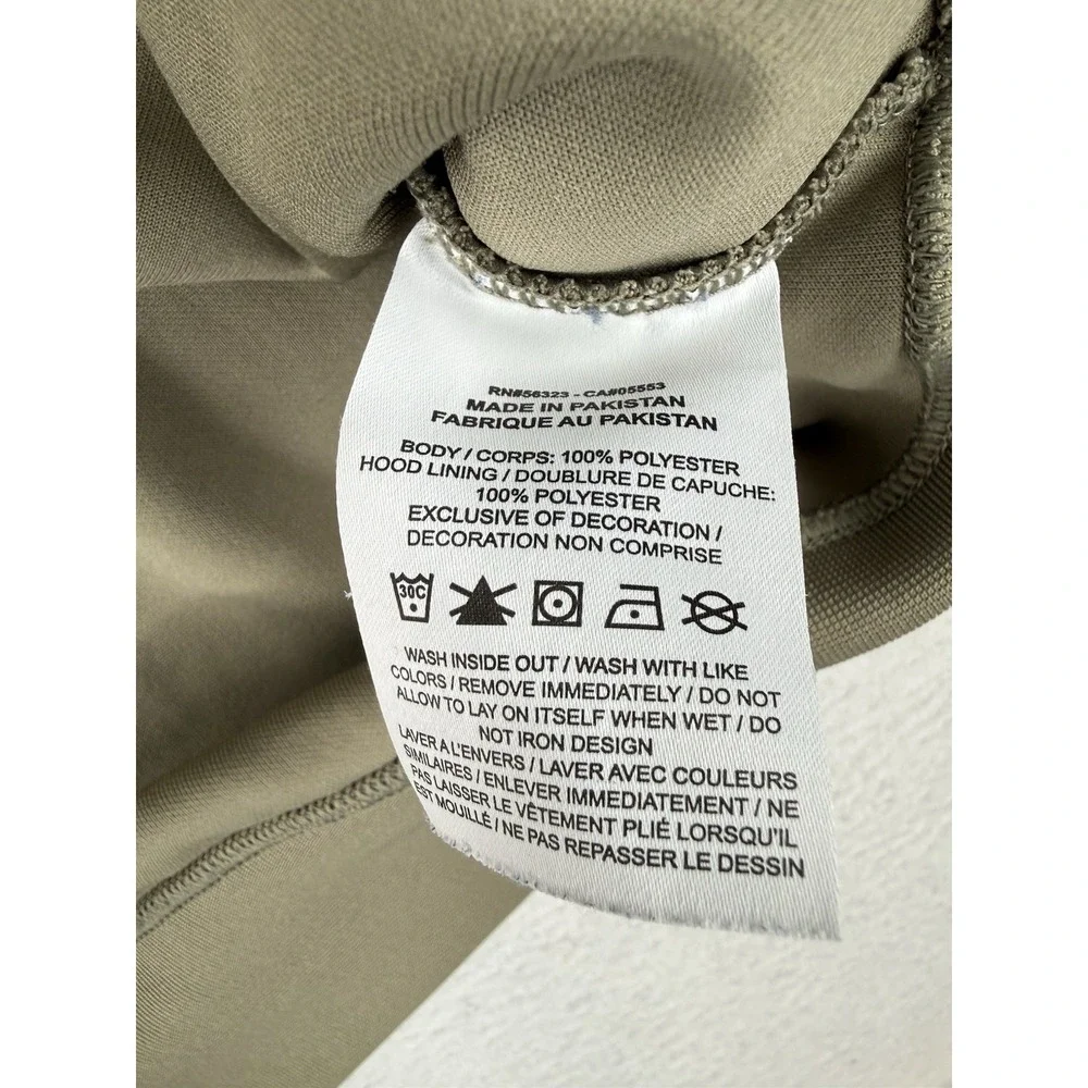Nike Tape Hoodie Sweatshirt Womens XXL Olive Green DM4642-351 Center‎ Swoosh